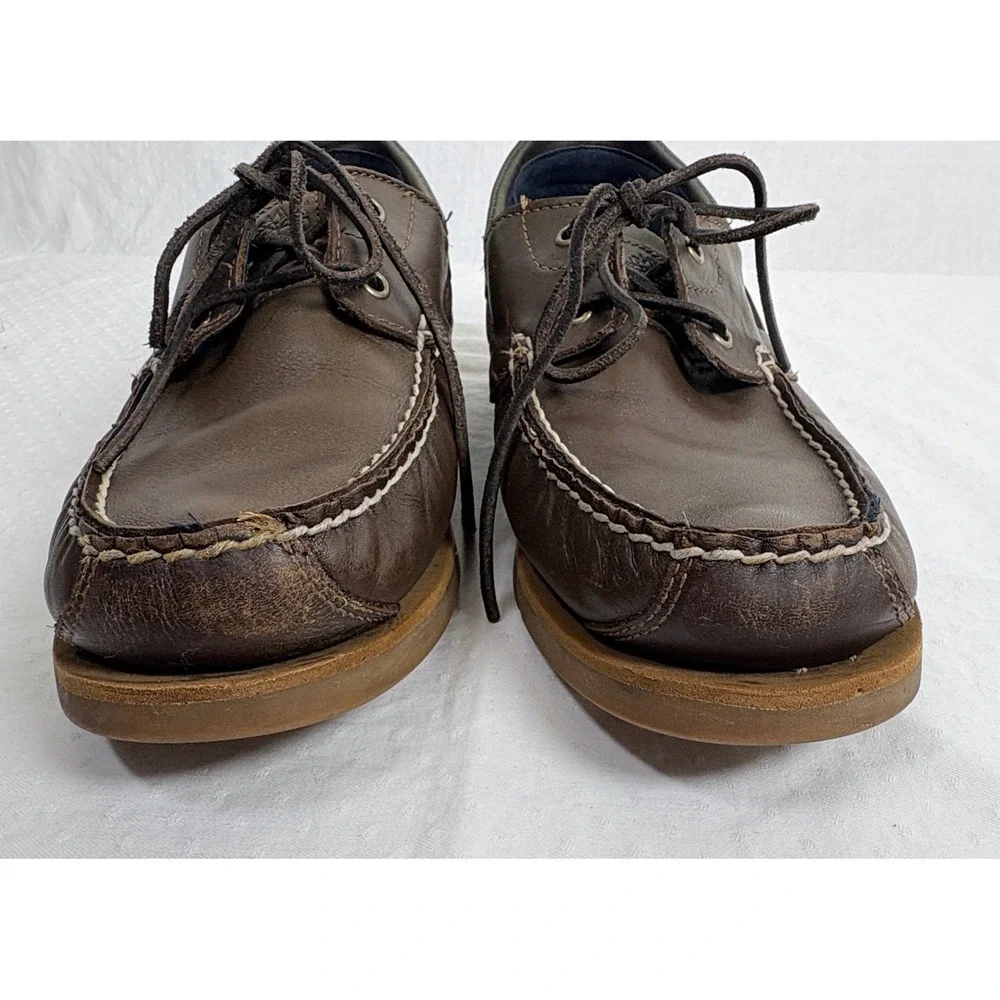 Timberland Earthkeepers Mens Brown Leather Boat Shoes Loafers Size 11  Classic